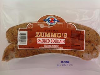 Zummo's Smoked Boudain Sausage 12 Oz (4 Pack)