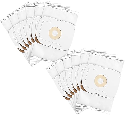 Tondiamo Paquete de 12 bolsas para aspiradora compatibles con Aerus Lux Guardian Platinum Canister Aspiradora Estilo P HEPA Bolsas de Aspiradora