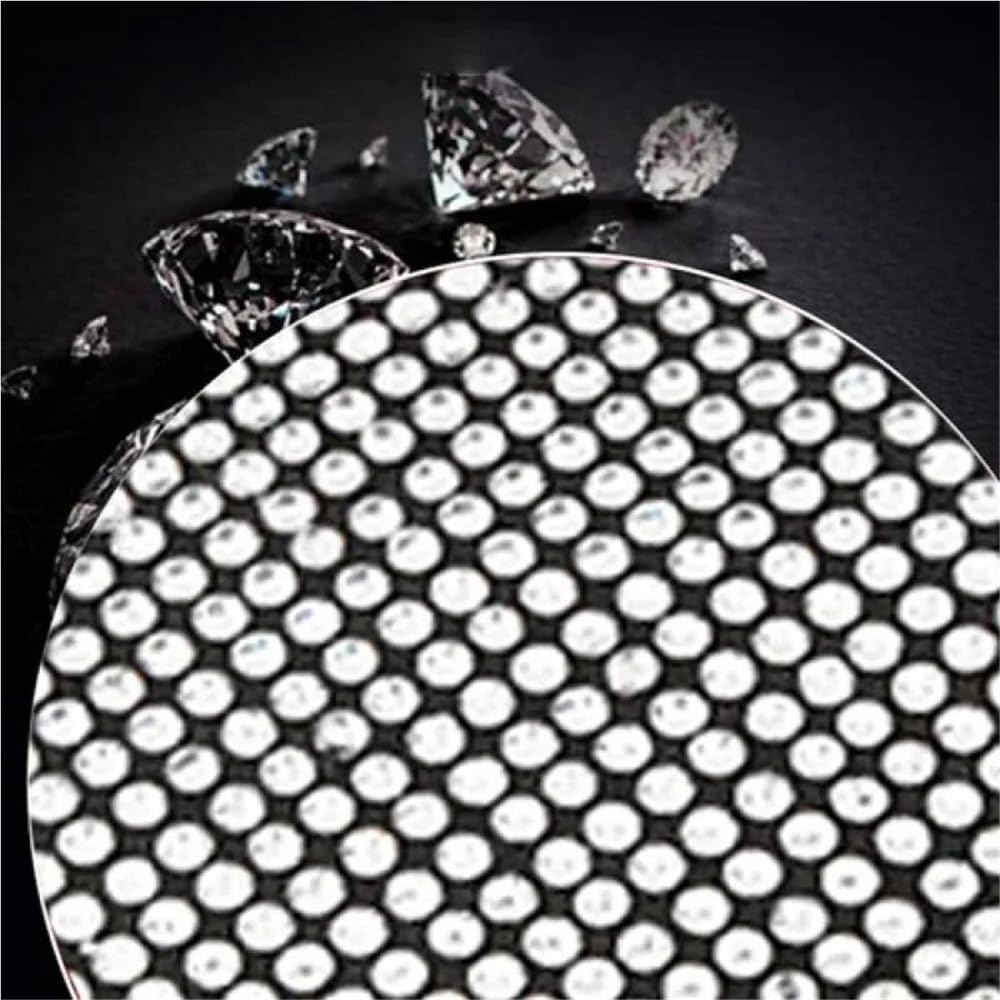 Funda para Llave de Coche Funda para Llave de Coche con Cristales Brillantes A+, Funda Universal para Llavero con Diamantes Blancos