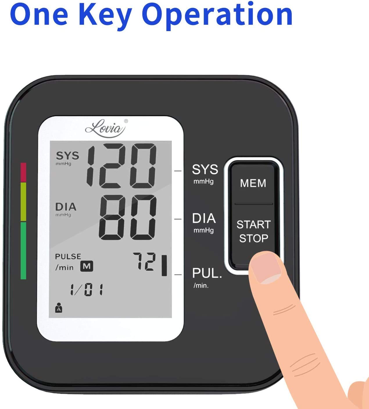 Lovia Blood Pressure MonitorAutomatic Upper Arm Blood Pressure Machine
