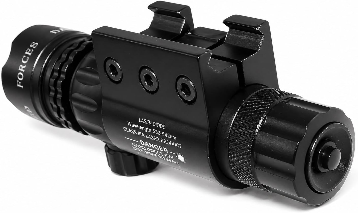 TRINITY Green Laser Sight with Mount Compatible with Maverick 88 Pump – Class IIIA 635nM Less Than 5mW, Single Rail Mount.