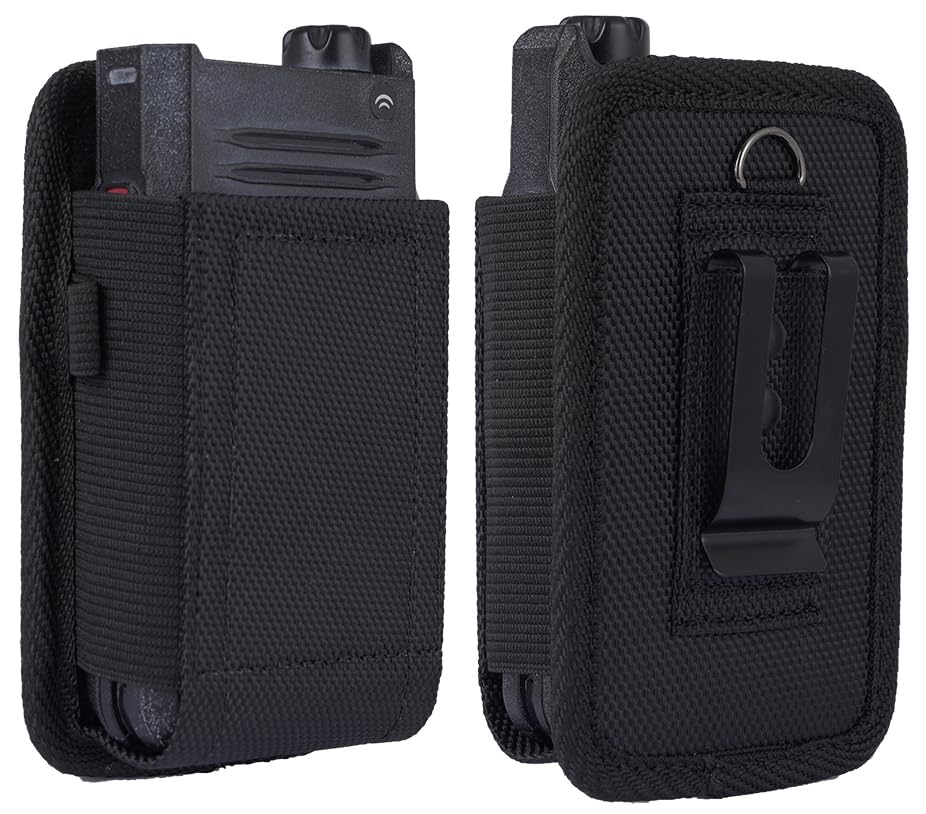 Nakedcellphone Pouch Case for Sonim XP3plus 5G Flip Phone - Black - image 8