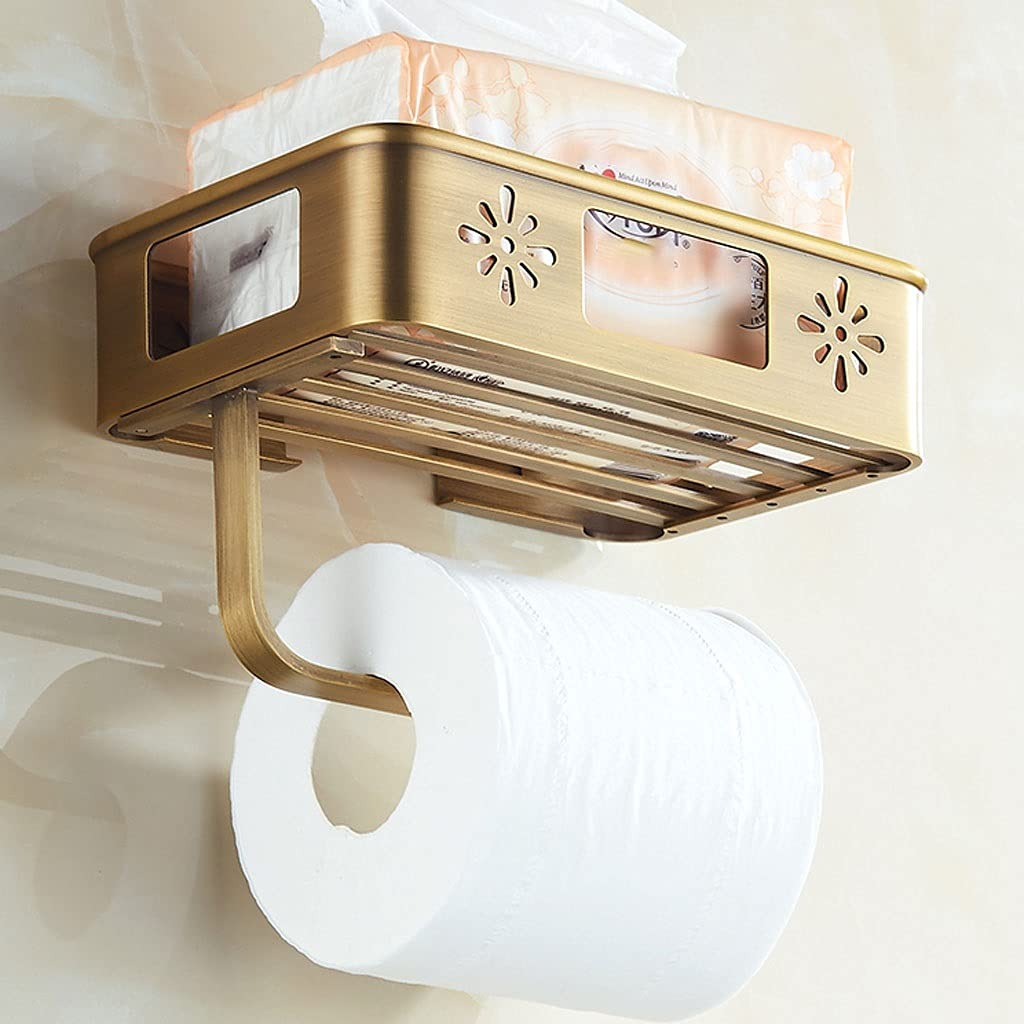 Uchwyt Papier Uchwyt na papier toaletowy uchwyt do rolki walec z półką papieru w łazience Toaletowy
