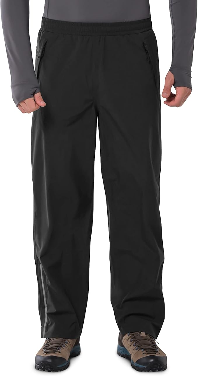 33,000ft Men's rain trousers, waterproof outdoor trousers, lightweight