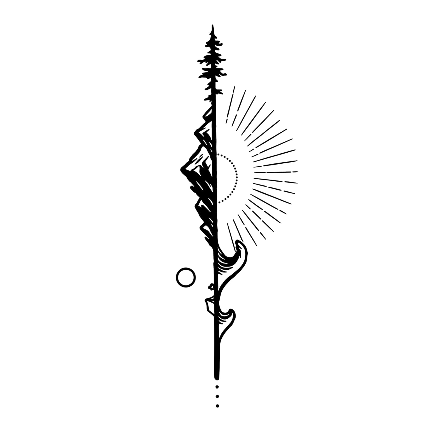 INKHUB Tattoos Wilderness Within Semi-Permanent Tattoo for Men & Women | Long-Lasting Temporary Design with Primer Wipe In... - Review, Price and Buying Guide