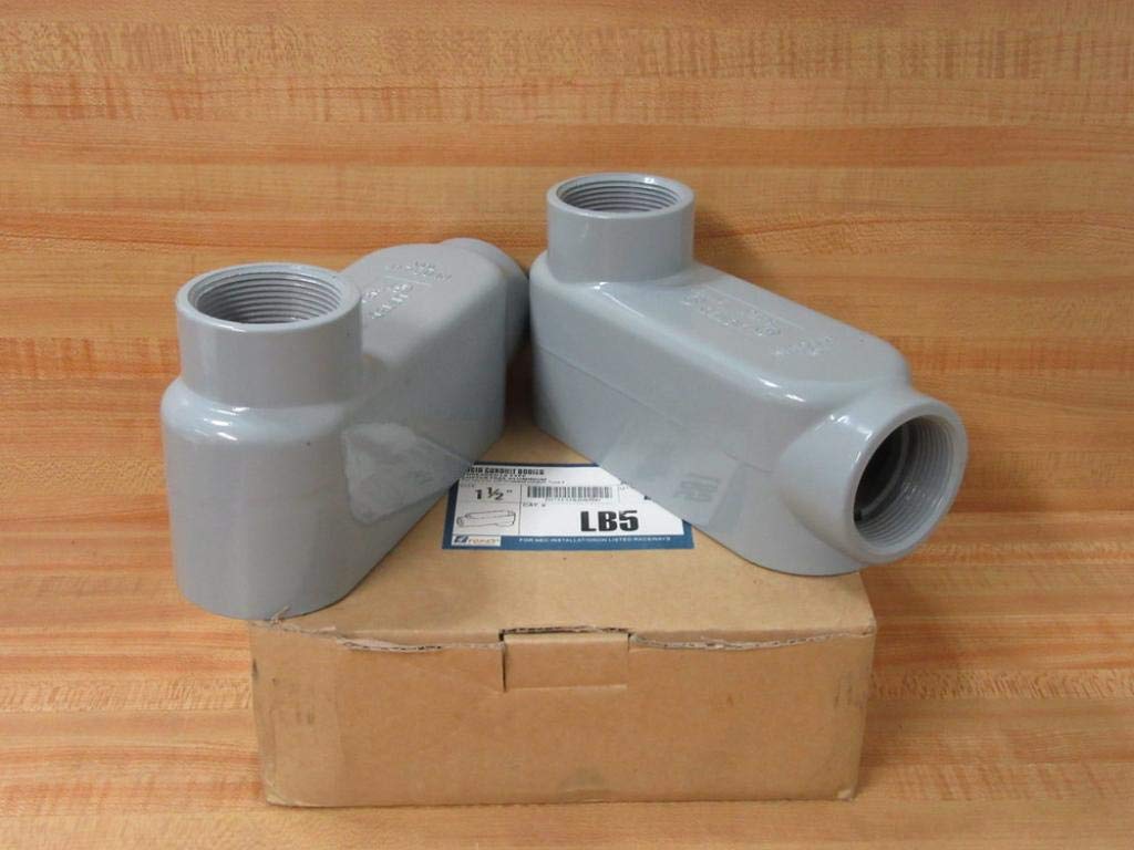 Topaz LB5 1-1/2" Rigid Conduit Body LB-150 (Pack of 2)