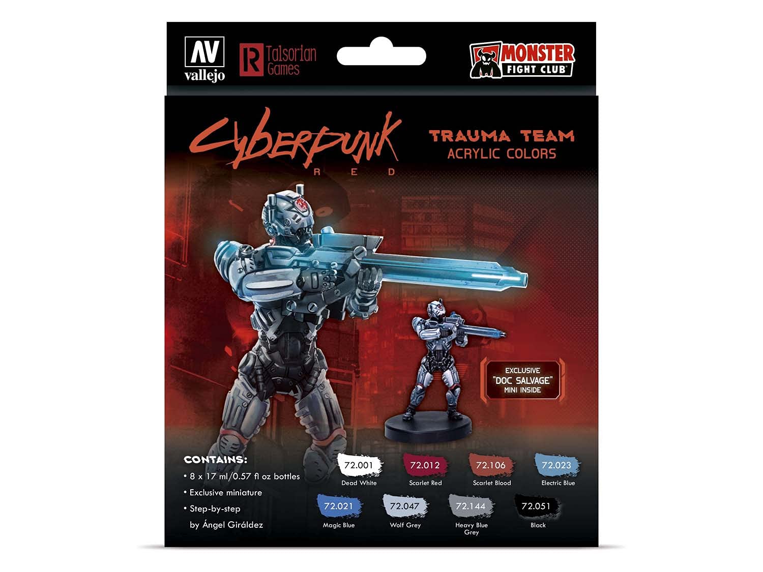 Amazon.com: Vallejo 72310 Trauma Team by Cyberpunk Red Exclusive