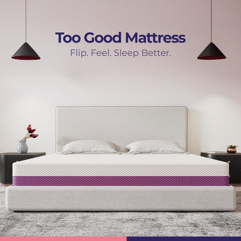 Image of Response 6 inch Queen Size Bed High-Density Support Foam (78x60 inch) | 5-Zone Flippable Mattress with Dual Comfort Sides | Soft Sync Adaptive Foam | Supportive & Balanced Sleep (10 Years Warranty)