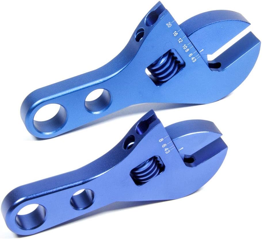 ProForm 67722 3-8 AN/10-20 an Anodized Aluminum Adjustable Compact an Wrench - Pair