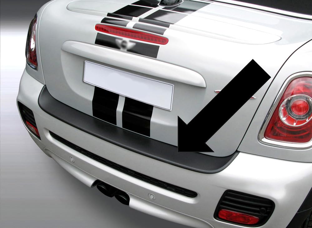 RGM Protezione paraurti ABS nero compatibile con Mini (BMW) Cabriolet One e Cooper R57 04.2009-11.2015 RBP102A