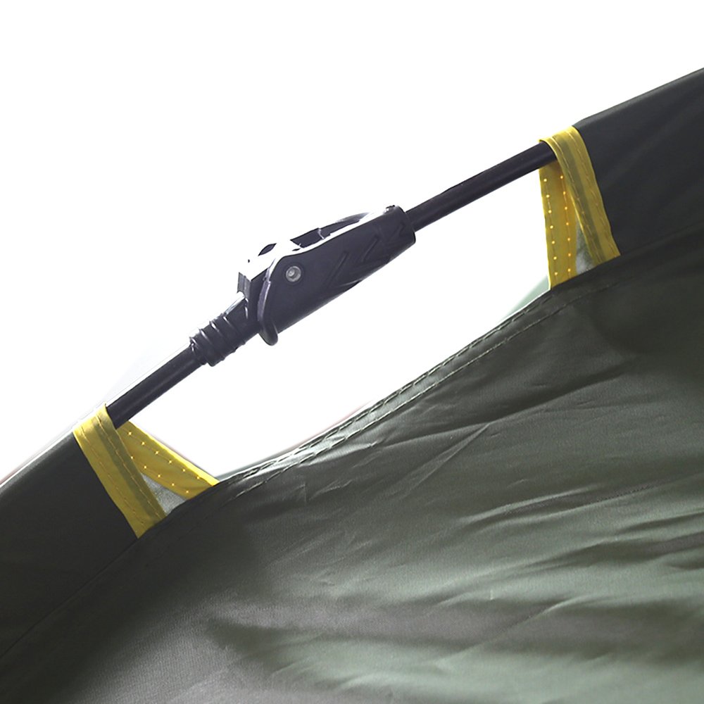 Tenda da Campeggio, Tenda Trekking, 200 * 220 cm, Panno Oxford Impermeabile, Antipioggia, Anti-ultravioletto, può ospitare 3-4 Persone, Molto Facile da installare e Piegare