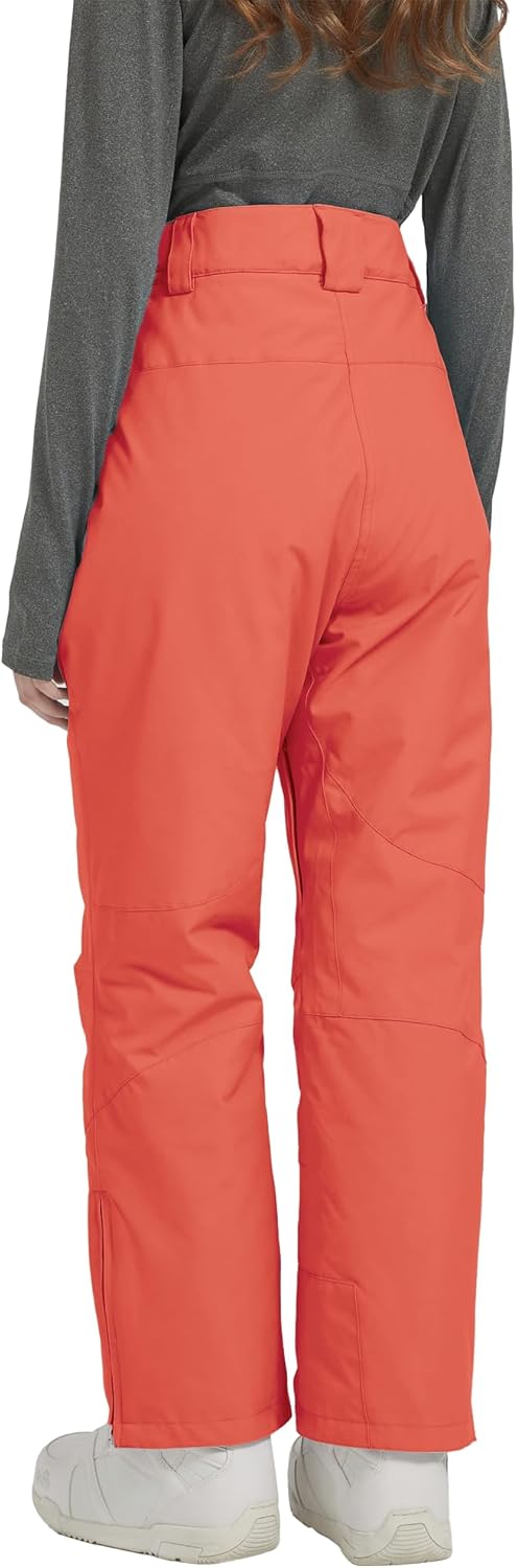 Women's Slim Fit Snow Pants Waterproof Insulated for Winter Outdoor Hiking Snowboard Ski Pants