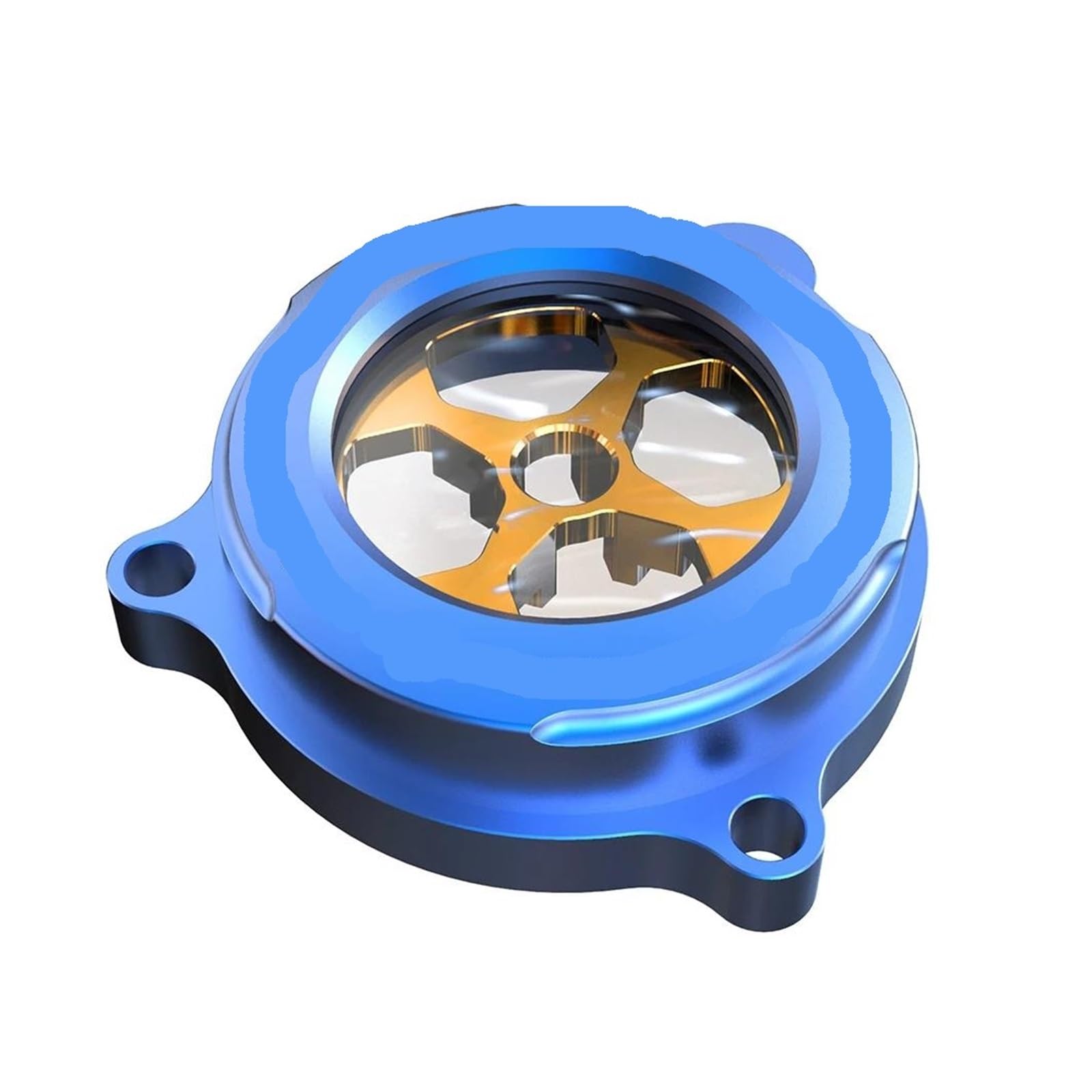Coperchio Filtro Olio In Alluminio Lavorato A CNC Per YAM&AHA Raptor 700 (2009-2024) E Per 700R | Blue