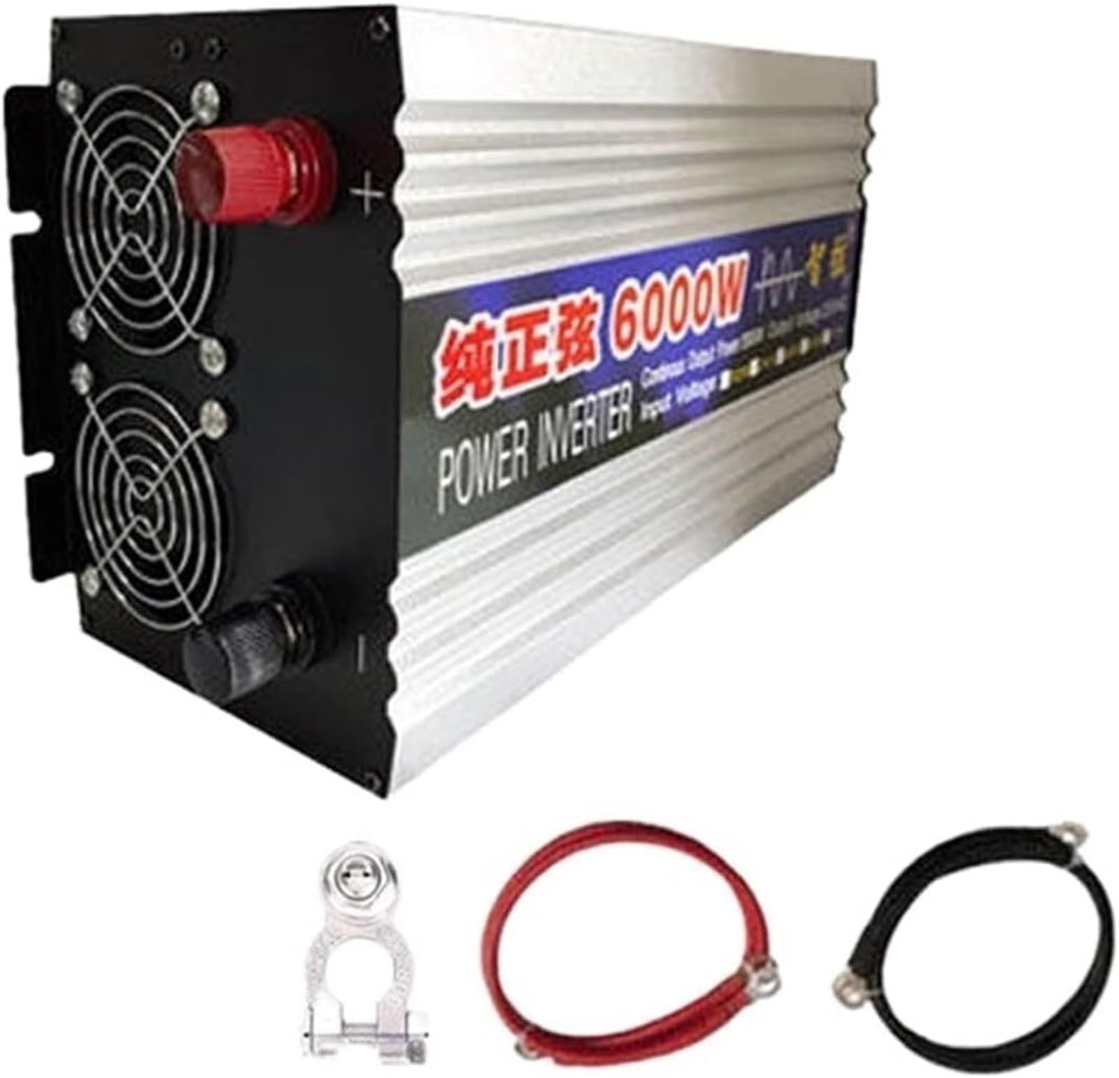 Inversor de Onda sinusoidal Pura 1000W 1600W 2000W 3000W 4000W 5000W 6000W 8000W 12V 24V 48V 60V 72V a 110V/220V/230V Transformador Corriente, Onda Inversor de Corriente camion(6000W,72Vto220V)