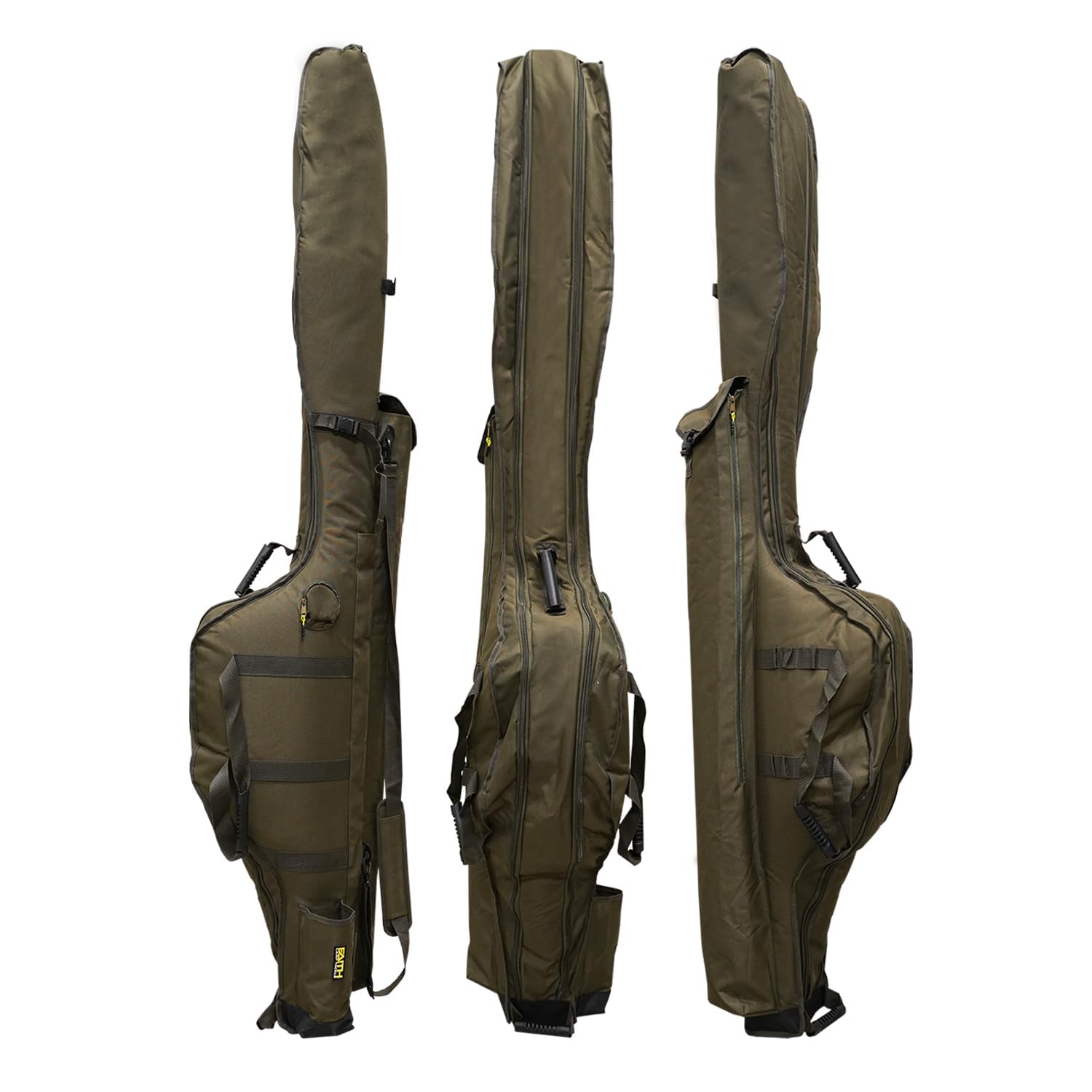 Faith Ultra Holdall - 12ft - 1,95 m - Wyściełany pokrowiec na wędkę - Pokrowiec na karpia - Wodoodporny - Wzmocniony spód - Uchwyty i pasek na ramię