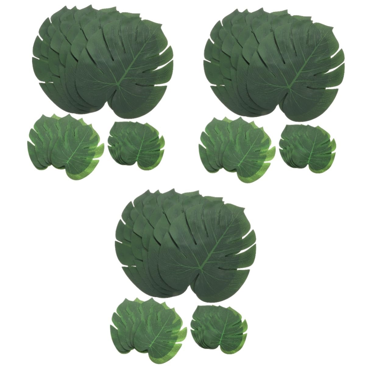 PRETYZOOM Set Di 3 Tovagliette Natalizie Tovagliette A Foglia Set Di Piatti Per Tavolo Da Pranzo Tovaglietta Da Cucina 36 Pezzi * 3