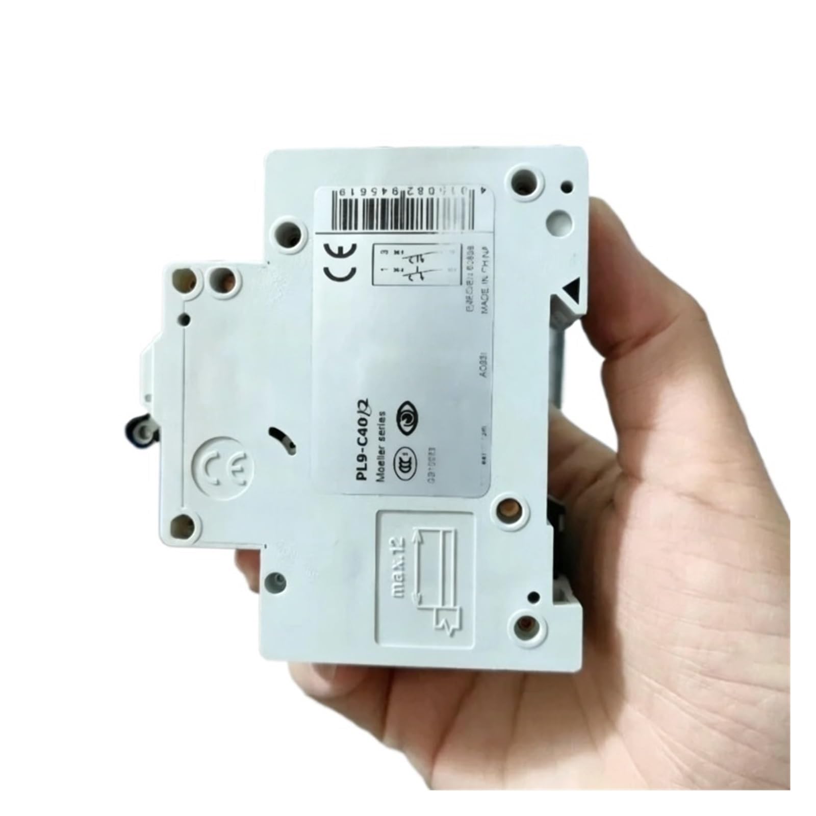 Petit disjoncteur 2P 40A PL9-C40/2 pour tableau électrique résidentiel
