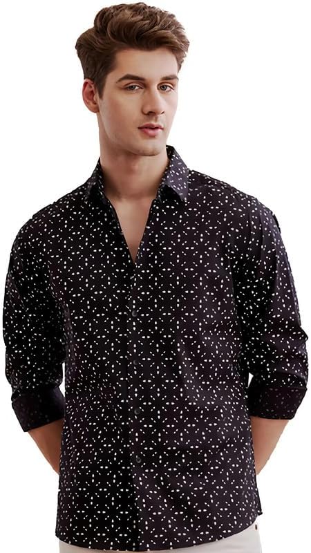 U TURNMen's Cotton Casual Printed Striped Stylish Latest T-Shirt for Men