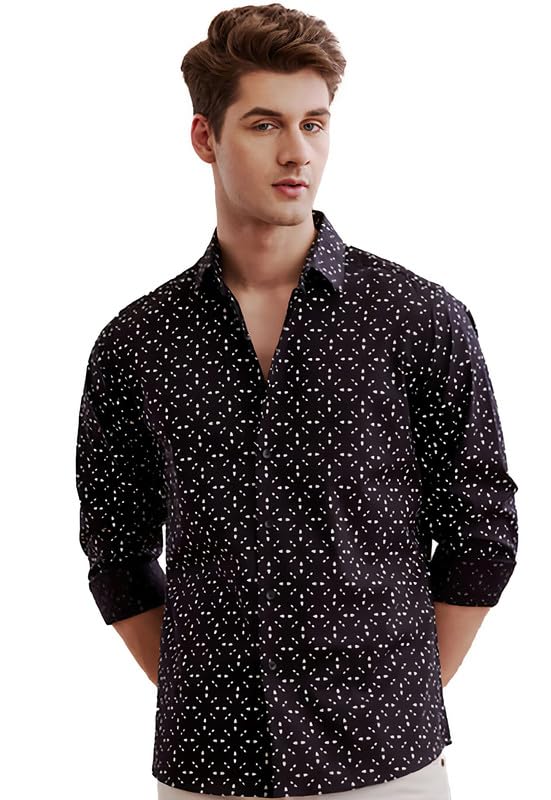 U TURNMen's Cotton Casual Printed Striped Stylish Latest T-Shirt for Men