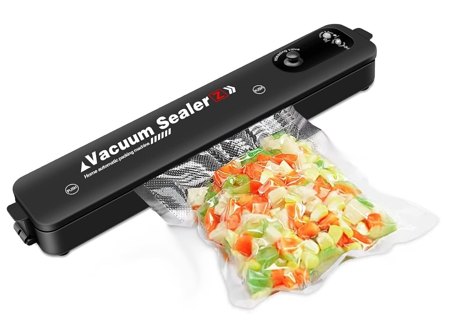 Food Sealer Vacuum Sealer Machine for Food Preservation One Touch Automatic For Dry & Wet Modes Compact Design for Meat, Fruits & Leftovers.-image-30