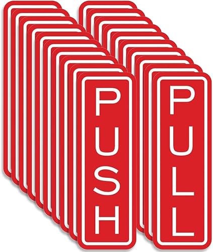 Miniatura 32 de All Quality Letreros verticales clásicos para puerta, ideales para puertas de vidrio, letreros de aspecto profesional, fácil instalación, incluye