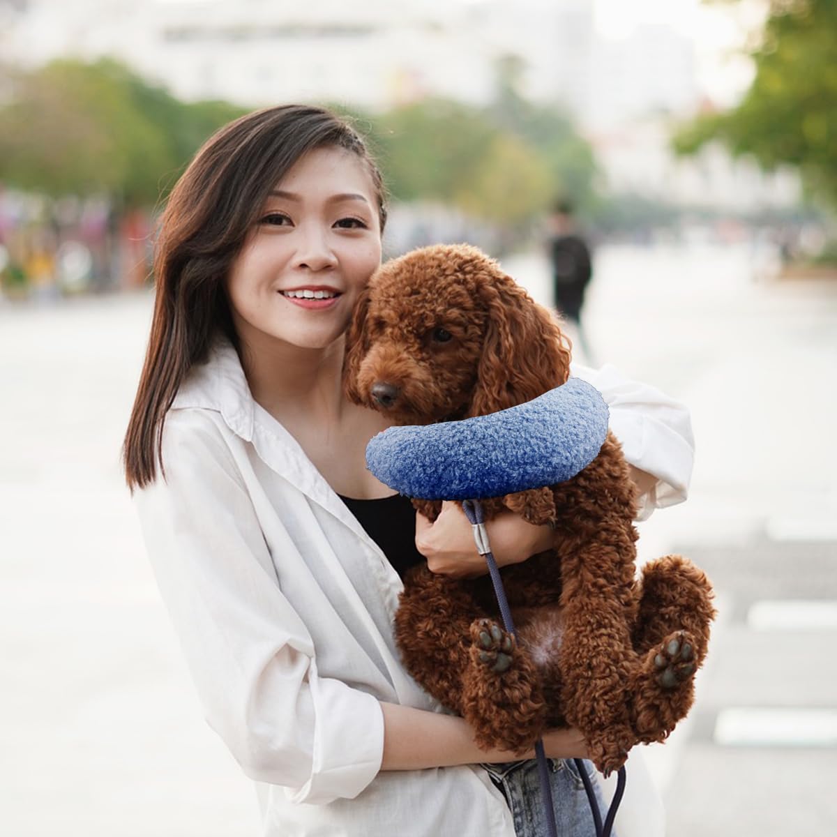 Thyonta Cat Comfort, Pillow for Cats U-Shaped Plush Toy & Catnip Pillow Soft Fluffy Pet Calming Toy for Sleeping Resting - Image 3