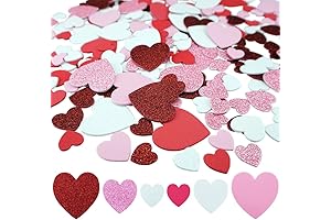 240PCS Foam Adhesive Hearts Heart-Shaped Stickers