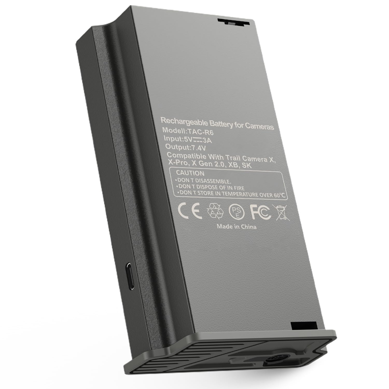 Rechargeable Lithium Battery Pack, Trail & Game Camera Battery Compatible with Reveal Hunting Camera Ultra, X Gen 3.0, Pro 3.0, X, X Pro, X Gen 2.0, XB, SK