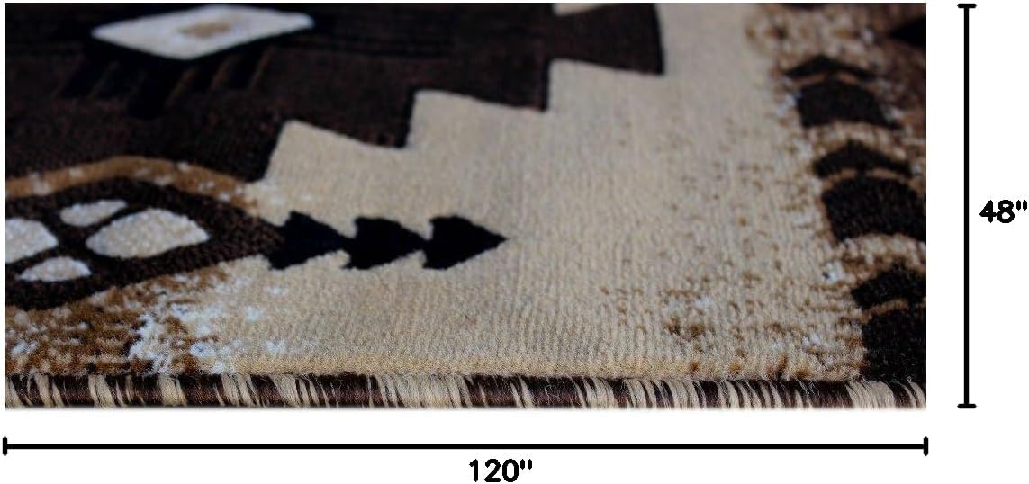 South West Runner Area Rug 2 Feet 4 Inch X 10 Feet 11 Inch Berber Design C318