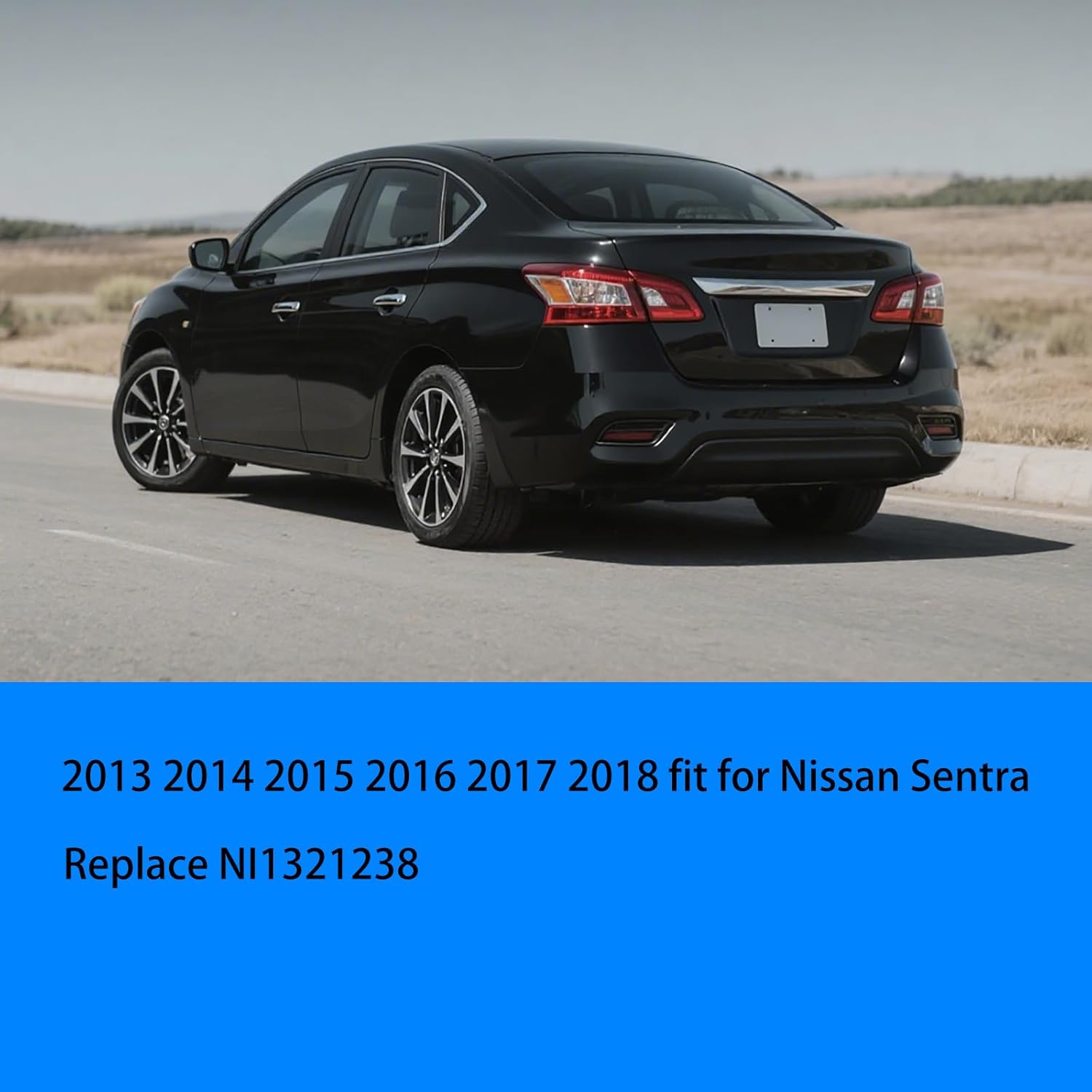 Right Passenger Side Mirror Assembly Fits for Nissan Sentra 2013-2018 with Power Glass Heated Manual Folding Match to White Replace NI1321262