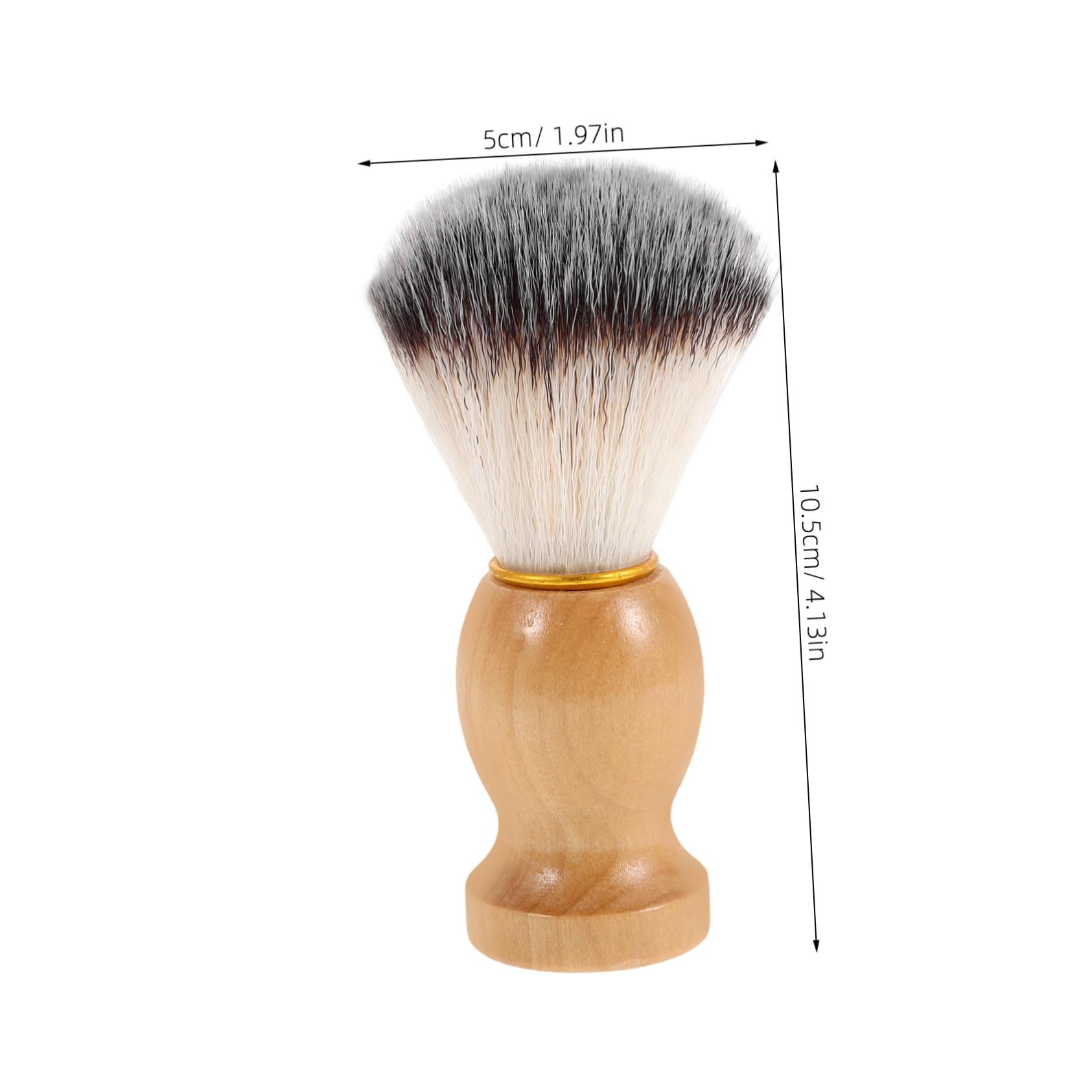 WOFASHPURET 3pcs Brush for Daily Grooming Handheld Portable Shaving Accessory with Soft Bristles Gentle Skin for Comfortable Grooming Experience for Mens Beauty Needs