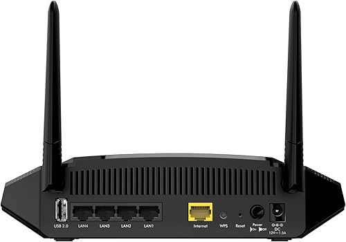 Miniatura 3 de NETGEAR Router WiFi Gigabit de doble banda AC1600 (R6260), negro