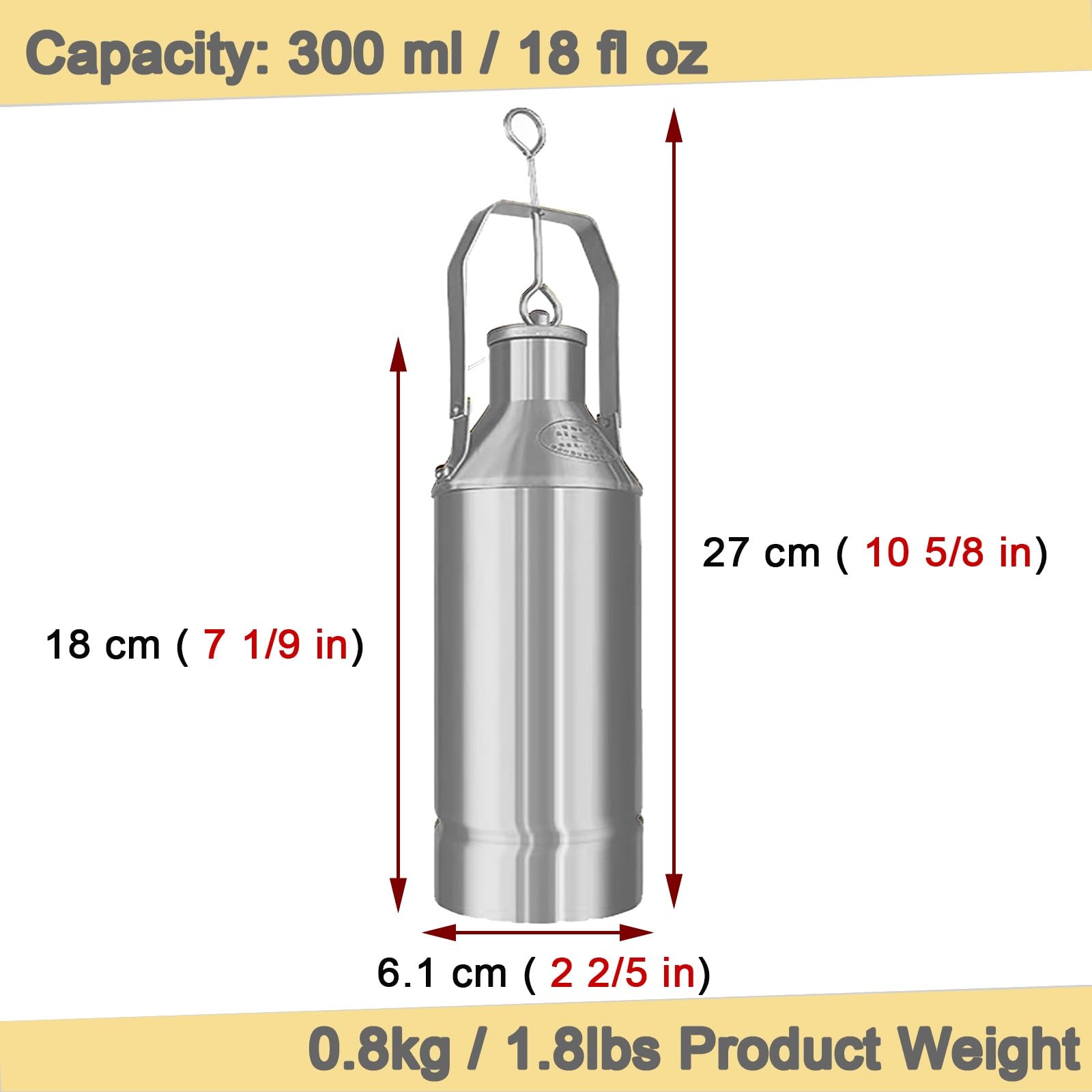 HDYZJQ Oil Sampling Container/Core Sampler, Handheld Oil Sampling Device/Liquid Extractor for Fuel Oil/Gear Oil/Diesel Oil/Motor Oil, Easy to Clean(Silver,Small)