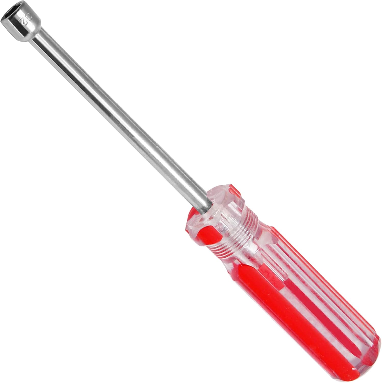 11/32 Inch Hex Nut Driver, Socket Wrench Screwdriver with 3.7-Inch Hollow Shaft, Cushion Grip Handle