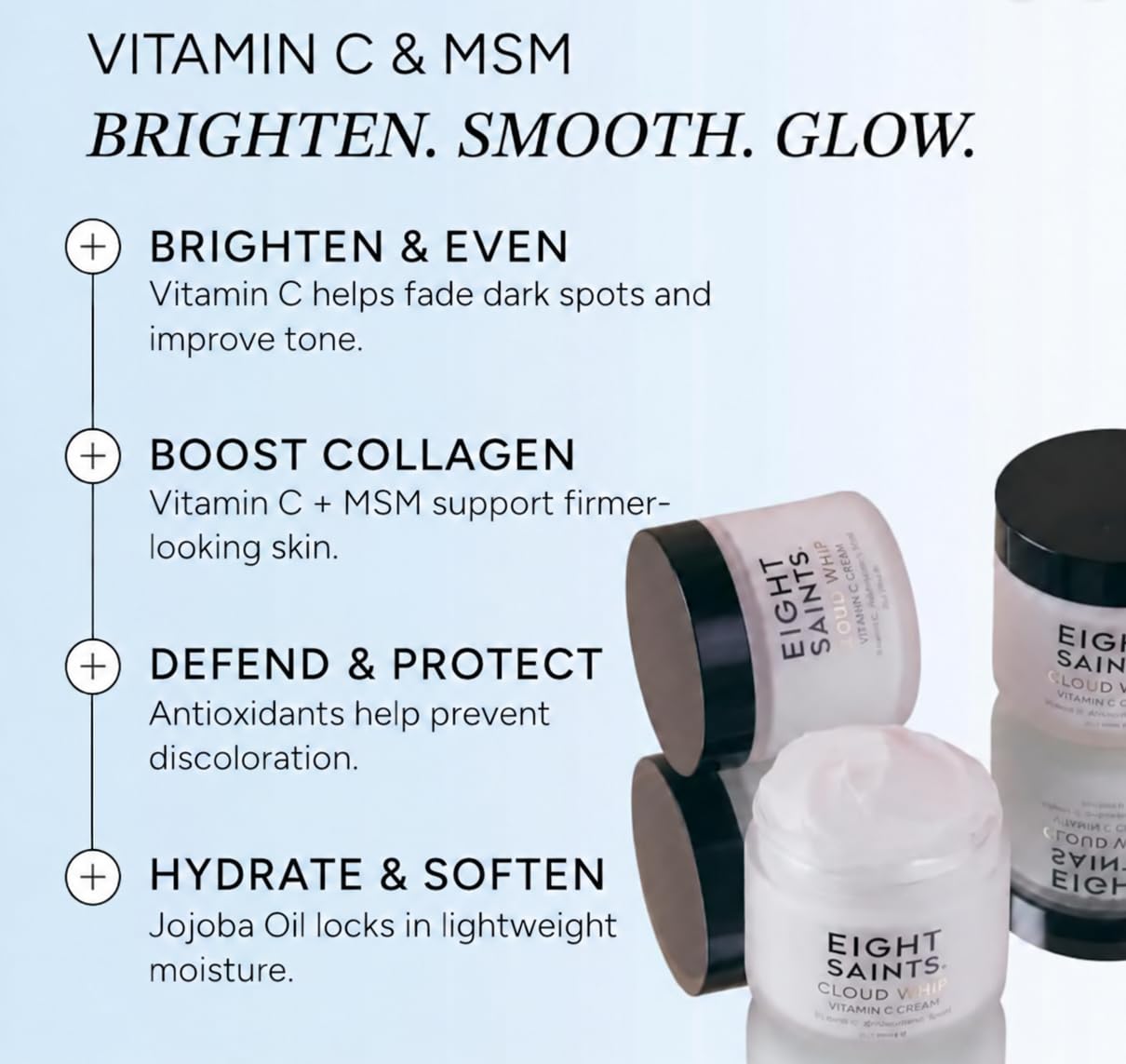 Amazon.com: Eight Saints Skincare Cloud Whip Vitamin C Face
