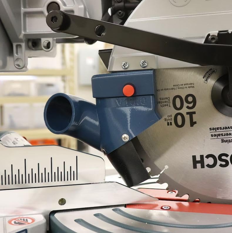 Dust Collection Upgrade for Bosch Axial Glide Miter Saw 10in Made in