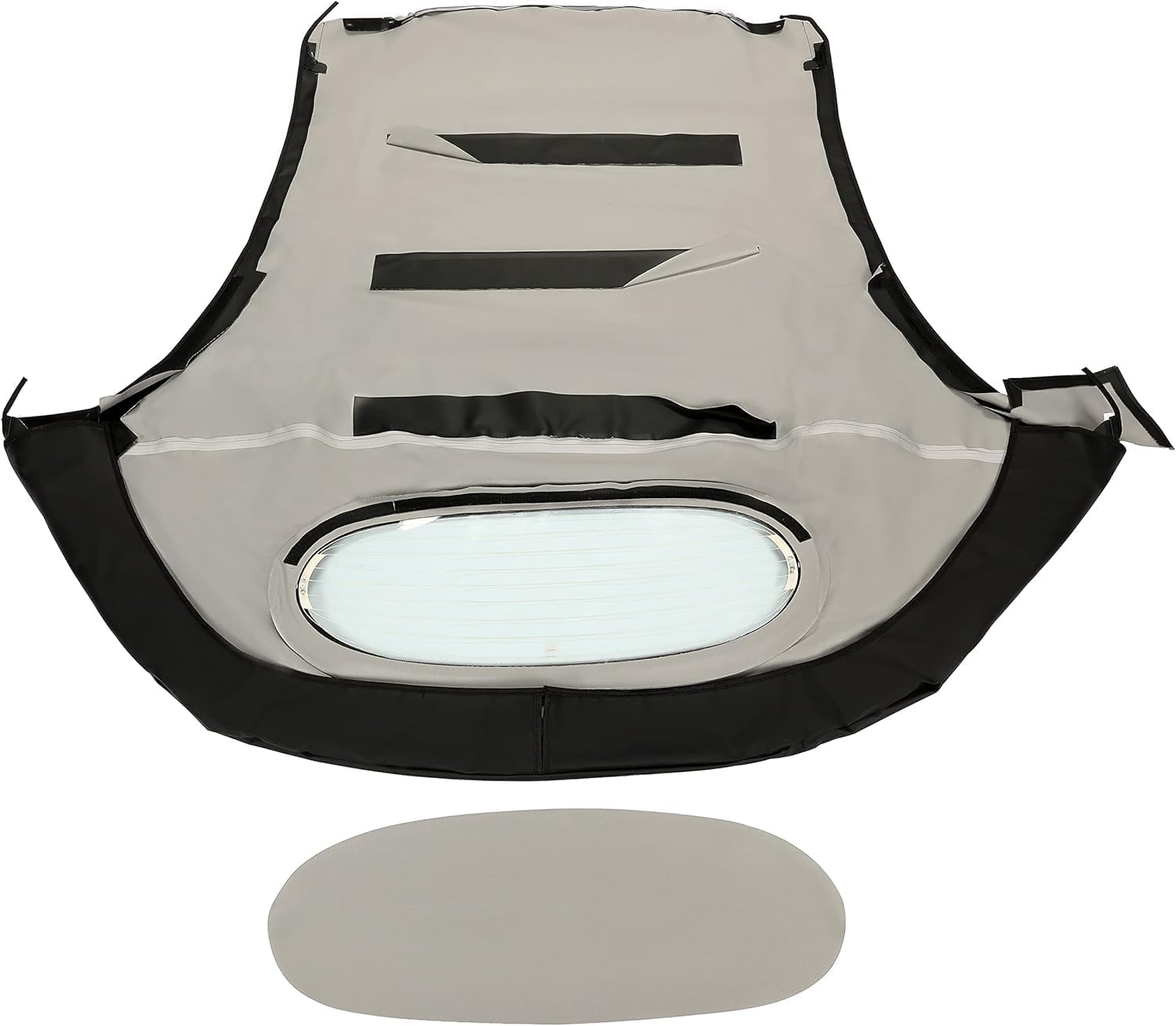 Kojem Convertible Soft Top Roof Compatible with 2000-2005 Mitsubishi Eclipse Black PVC Body Clear Glass Window