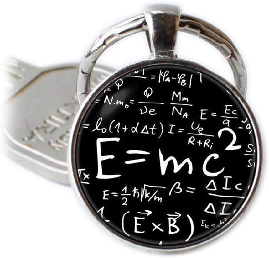 Formula Keychain E=mc2 Jewelry Physics Science Key Chain