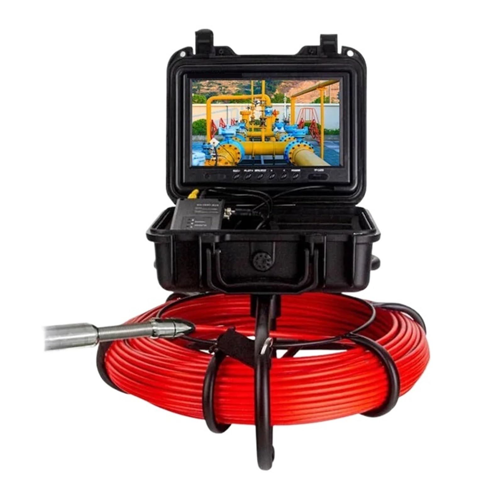 9" DVR 20/30/50/100M HD Ekran Inspekcja Rur Kamera, 7/23mm Średnica IP68 Rurociągi Kanalizacyjne Wideo Przemysłowy Endoskop Dobra Jakość Obrazu(40 m,9in NO DVR)