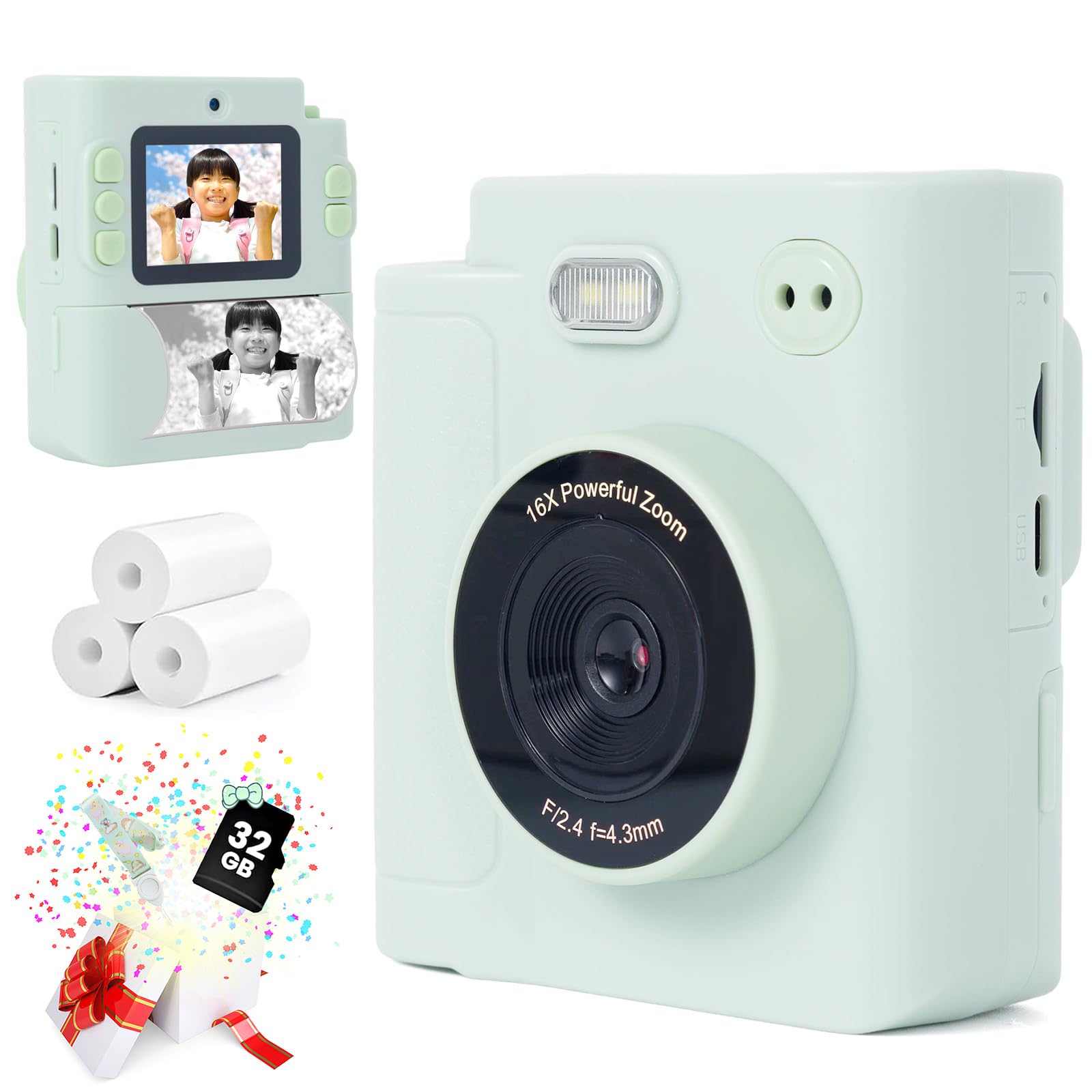 Amazon.co.jp: Pinguma キッズカメラ印刷 、子供用プリントカメラ Amazon.co.jp: Pinguma キッズカメラ印刷 、子供用プリントカメラ