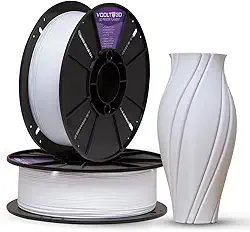 Voolt3D - Filamento PLA Branco Dental 1kg 1.75mm - Para Impressora 3D FDM - Nacional