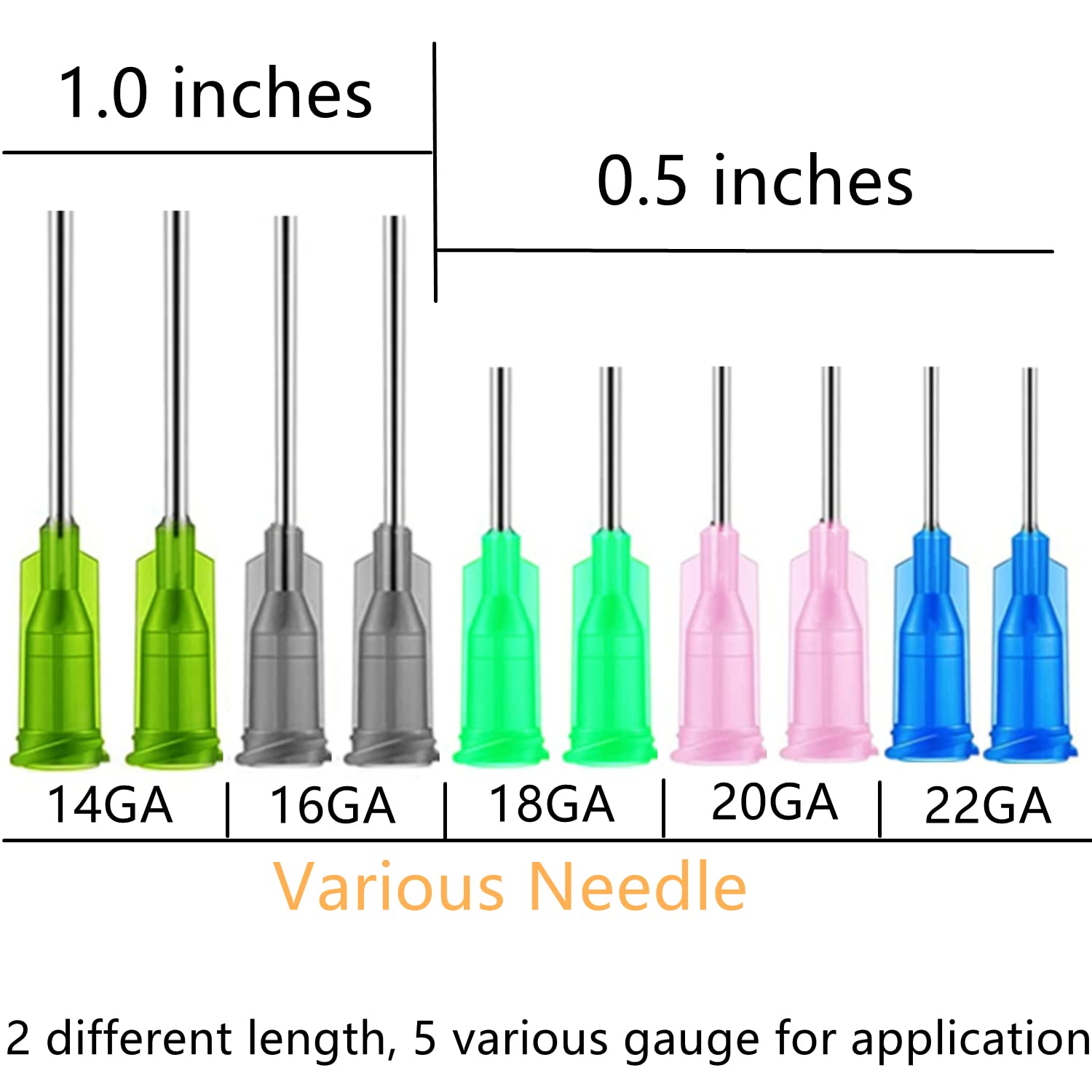 30Milliliter Precision Applicator Bottle with Blunt Tip Needle and Cap|14ga 16ga 18ga 20ga 22ga Blunt Needles|Oil Dropper Bottle, Glue Applications, Acrylic Painting, 8 Pcs
