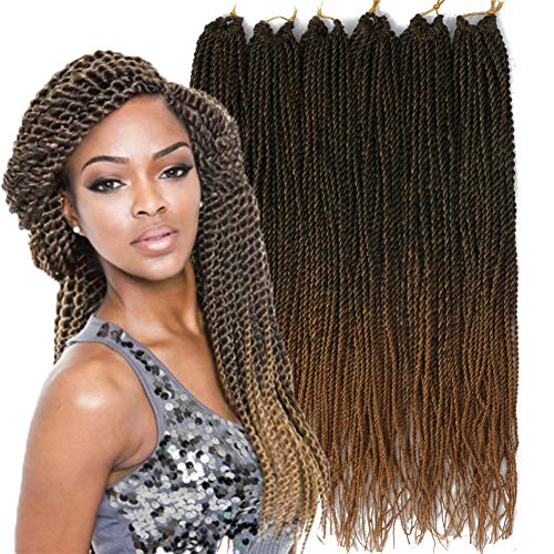 6Packs 14' 18' 24' Senegalese Twist Crochet Hair...