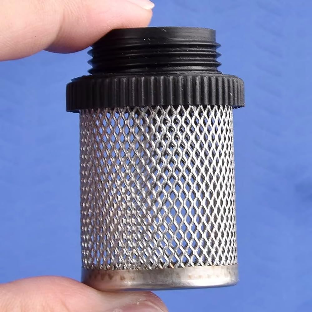Malla de filtro de agua 304ss duradera - 5 piezas, rosca externa de 1/2" a 2" for acuarios, estanques y sistemas de riego(2In)