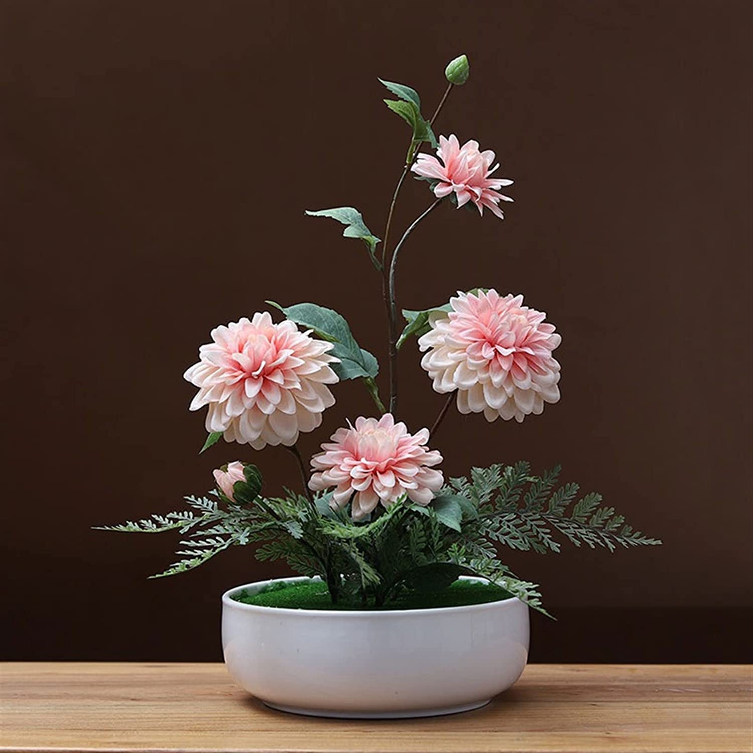 Amazon｜一輪挿し フェイク牡丹の花の花瓶シンプルなピンクの花