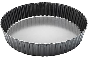 Deep Dish Quiche Pan with Removable Bottom