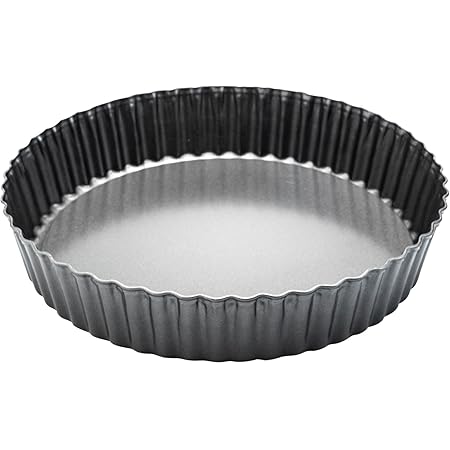 Deep Dish Quiche Pan, 11” x 2” Tall Pie Pan Deep Tart Pan with Removable Bottom, Nonstick Large Fluted Tart Mold Loose Base Round Deep Pizza Pan for Baking Thanksgiving Pumpkin Pie