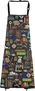 VAMSII Australia Souvenir Australia Landmark Theme Apron Australia Travel Gift Australian Gift Australia Lover Gift