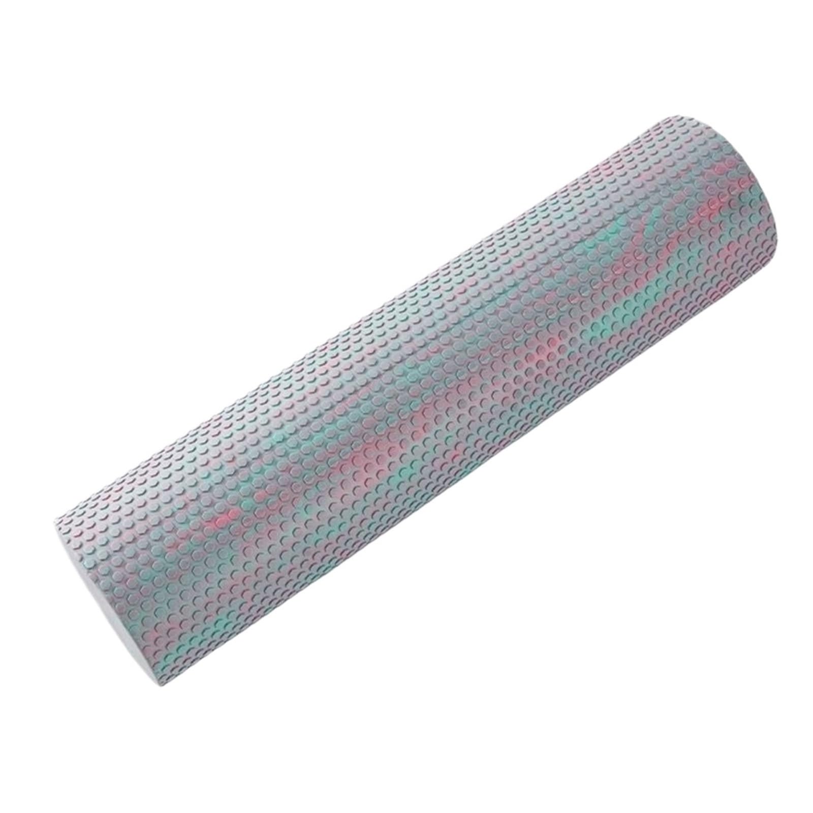 Rullo In Schiuma Rullo di schiuma Massaggio muscolare Palestra Yoga rilascio Colonna Sport Fitness Lombare(Powder Blue 90CM)