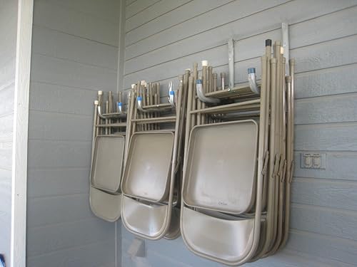 Miniatura 6 de Ganchos de almacenamiento de garaje de alta resistencia, gancho de almacenamiento de escalera para montaje en pared, ganchos organizadores para